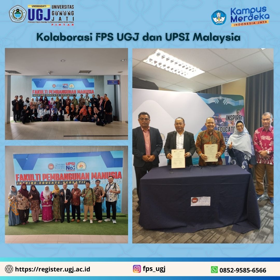Fakultas Pendidikan dan Sains Universitas Swadaya Gunung Jati Gandeng Universitas Pendidikan Sultan Idris Malaysia Lakukan Kolaborasi